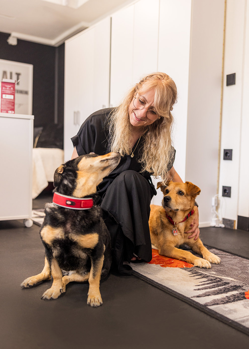 Steffi mit Amy und Peppy